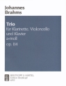 Trio a-Moll op.114 fr Klavier, Klarinette und Violoncello Stimmen