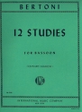 12 Studies for bassoon