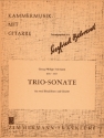 Trio-Sonate fr 2 Blockflten und Gitarre Partitur und Blockfltenpartitur