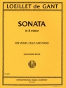 Sonata b minor for violin, cello and piano