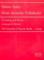 Neue deutsche Volkslieder fr Gesang und Klavier (dt)