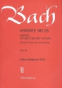 Gottlob nun geht das Jahr zu Ende Kantate Nr.28 BWV28 Klavierauszug (dt/en)