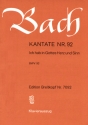 Ich hab in Gottes Herz und Sinn Kantate Nr.92 BWV92 Klavierauszug (dt)