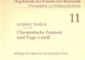 Chromatische Fantasie und Fuge a-Moll fr Orgel