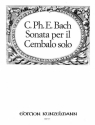 Sonata c-Moll per il cembalo solo, WQ 60 fr Klavier