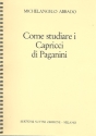 Come studiare i capricci di Paganini per violino solo