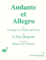 Andante and Allegro for trumpet and piano