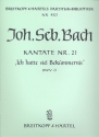 Ich hatte viel Bekmmernis Kantate Nr.21 BWV21 Partitur