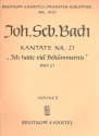 Ich hatte viel Bekmmernis Kantate Nr.21 BWV21 Violine 2