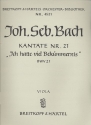 Ich hatte viel Bekmmernis Kantate Nr.21 BWV21 Viola