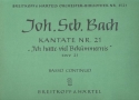 Ich hatte viel Bekmmernis Kantate Nr.21 BWV21 Orgel