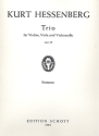 Trio op. 48 fr Violine, Viola und Violoncello Stimmensatz