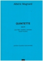 Quintette Re mineur op.8 por flute, hautbois, clarinette, bassoon et piano parties