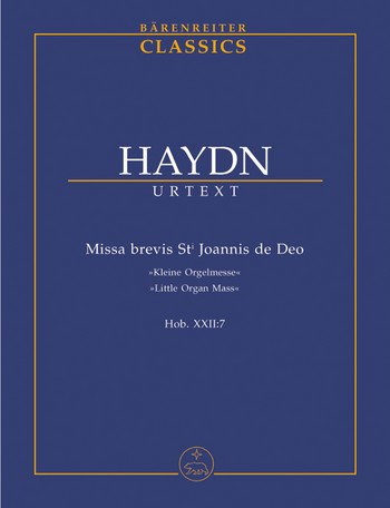 Missa brevis St. Johannis de deo Hob.XXII:7 fr Soli, Chor und Orchester Studienpartitur