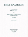 Quintet G-Dur op.21,5 fr Flte und Streichquartett Stimmen