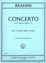 Concerto D major op.77 for violin and piano