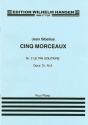 Le pin solitaire op.75,2 for piano 5 morceaux op.75