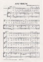 Ave verum op.2,1 for soprano and organ score (en)