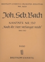 Nach dir Herr verlanget mich Kantate Nr.150 BWV150 Violoncello / Kontrabass