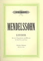 Lieder fr Gesang (mittel) und Klavier (dt)