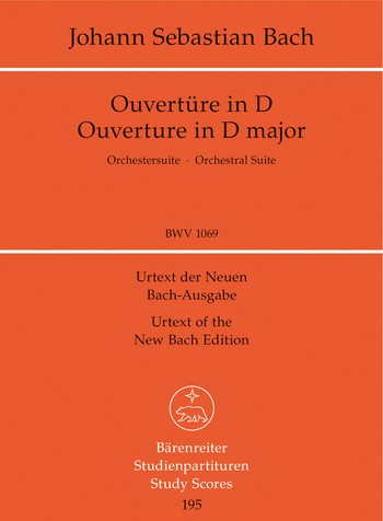 Ouvertre D-Dur BWV1069 fr Orchester Studienpartitur