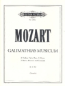 Galimathias musicum KV32 fr Kammerorchester Studienpartitur