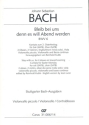 Bleib bei uns denn es will Abend werden Kantate Nr.6 BWV6 Violoncello / Kontrabass