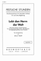 Lobet den Herrn der Welt Trumpet Voluntary fr Frauenchor und Orgel Chorpartitur