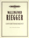 Divertissement for flute, violoncello and harp Score and 2 Parts