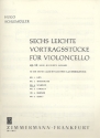 6 leichte Vortragsstcke op.12,3 - Scherzo fr Violoncello und Klavier