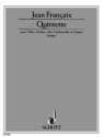 Qunitett fr Flte, Violine, Viola, Violoncello und Harfe Stimmensatz