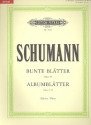 Bunte Bltter op.99 und Albumbltter op.124 fr Klavier