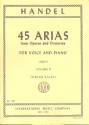 45 Arias from Operas and Oratorios vol.2 for high voice and piano