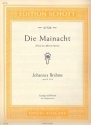 Die Mainacht op.43,2 fr tiefe Singstimem und Klavier