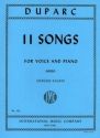 11 Songs for high voice and piano (fr/en)