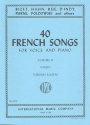 40 French Songs vol.2 for high voice and piano