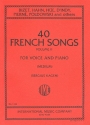 40 French Songs for medium voice and piano vol.2 (fr)