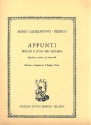 Appunti op.210 vol.1 - preludi e studi  per chitarra