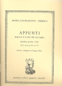 Appunti op.210 vol.2,1 - preludi e studi per chitarra