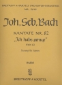 Ich habe genug - Kantate Nr.82a BWV82a fr Soli, Chor und Orchester Violoncello / Kontrabass