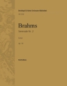 Serenade A-Dur Nr.2 op.16 fr Orchester Kontrabass