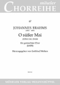 O ser Mai op. 93a fr SATB Chor Partitur (dt)