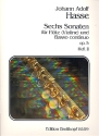 6 Sonaten op.5 Band 2 (Nr.4-6) fr Flte und Bc