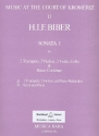 Sonata no.1 for 2 trumpets, 2 violins, 2 violas, violoncello and bc score and parts