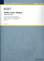 Valse avec choeur fr gemischten Chor (SATB) und kleines Orchester oder Klavier Klavierauszug - (= Klavierstimme)