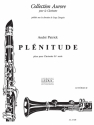 PLENITUDE PIECE POUR CLARINETTE SIB SEULE COLLECTION AURORE                 O