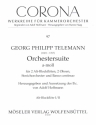 Suite a-moll TWV55:A4 fr Orchester Harmonie-Set