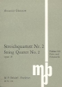 Streichquartett Nr.2 op.10 fr Streichquartett Studienpartitur