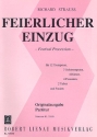 Feierlicher Einzug Fr Trompetenorchester und Pauken Partitur