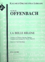 La belle Helene Overture for orchestra score